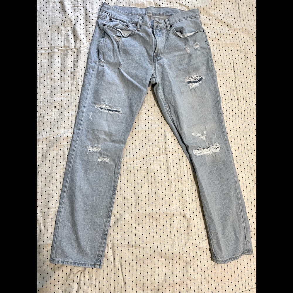 NWOT Old Navy Mens 33x30 Distressed Jeans